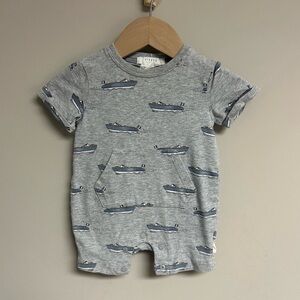 Nautical Gray Kids Bodysuit
